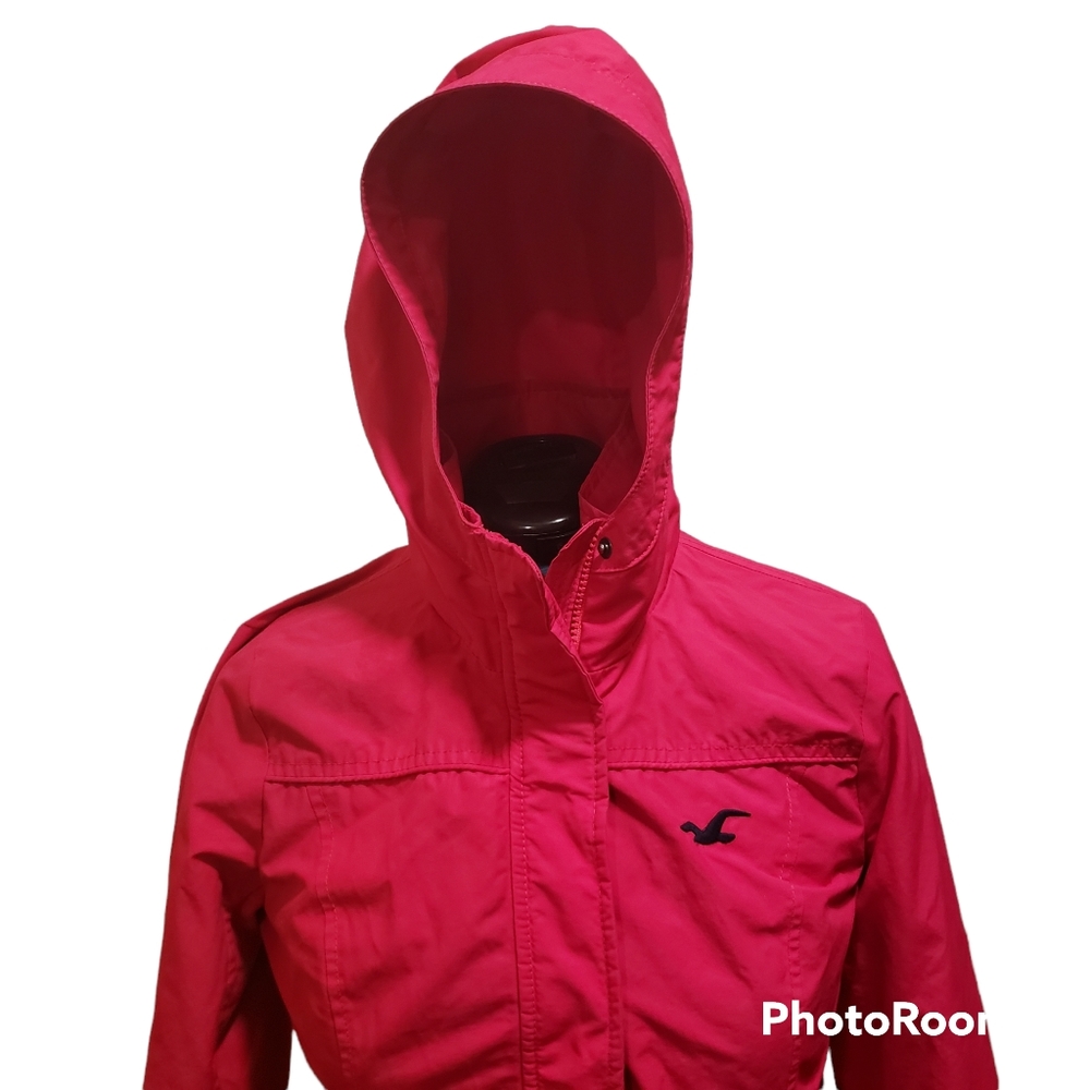 Hollister Pink Jacket w/ attached hood
